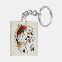 Graciosa Fortune Koi - Ano Novo Lunar Duplo Lado