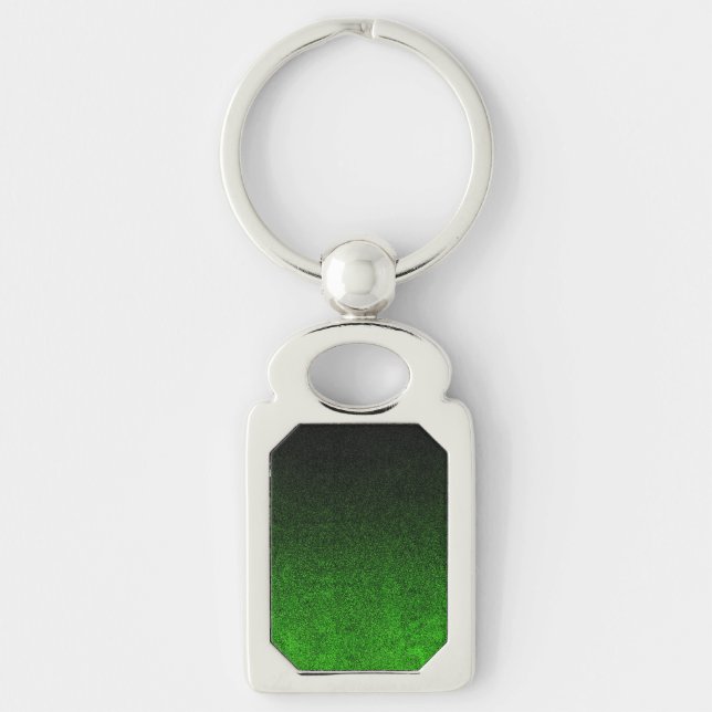Chaveiro Gradação da Brilhante Preta e Verde (Frente)