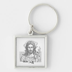 Chaveiro Grade de Anaglifo Christian Christwave Jesus Crist