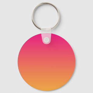 Chaveiro Gradiente rosa e laranja