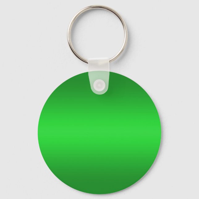 Chaveiro Gradiente Verde Brilhante - Emerald Greens Modelo  (Frente)