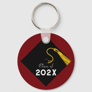 Chaveiro Graduação 2025 Maroon Keepsasasak
