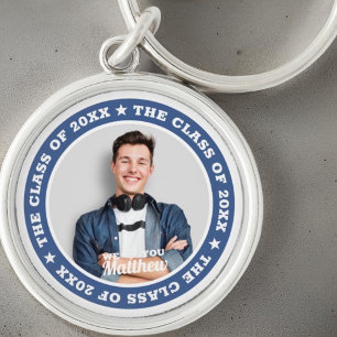 Chaveiro Graduação A Classe de Foto Personalizada Moderna 2
