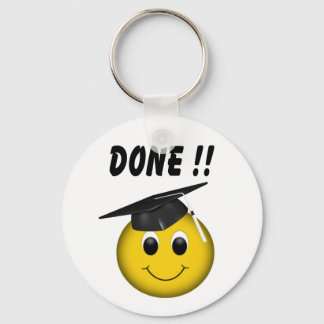 Chaveiro Graduação "Concluída" Engraçado Emoji