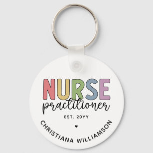 Chaveiro Graduação de enfermeiro NP Nurse personalizado