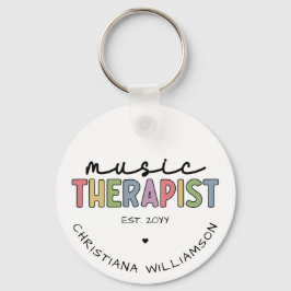 Chaveiro Graduação de Terapêutica Musical Personalizada