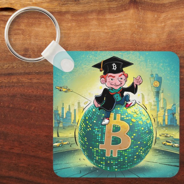 Chaveiro Graduação em Bitmoney (Frente)