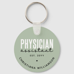Chaveiro Graduação PA personalizada do Assistente médico