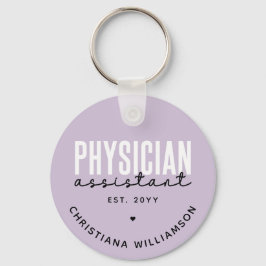 Chaveiro Graduação PA personalizada do Assistente médico