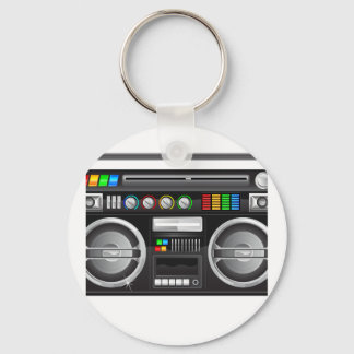 Chaveiro gráfico blaster do gueto da boombox