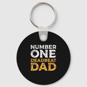 Chaveiro Gráfico de Humor de Porte de Pai de Deadbeat Númer