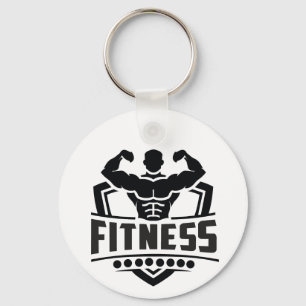 Chaveiro Gráfico de Motivação Fitness Vida Forte e Ativa
