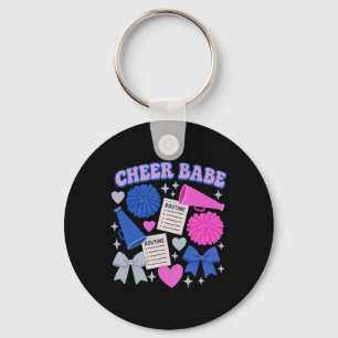 Chaveiro Gráfico de Rotina de Torcida Cheer Be Coquette