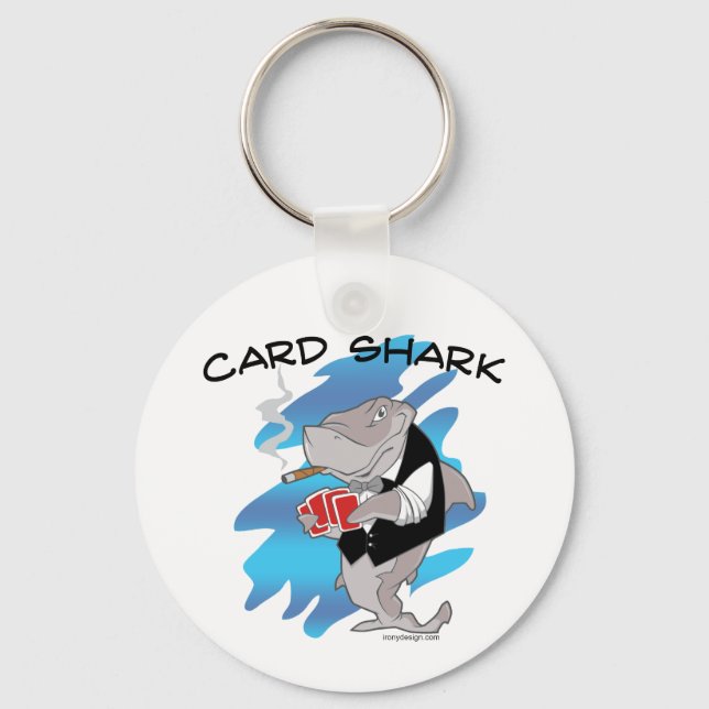Chaveiro Gráfico de Shark de Placa (Frente)