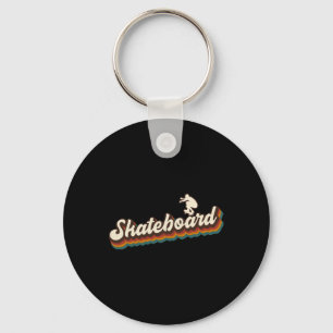 Chaveiro Gráfico de Skate Retro para Skatista - Skate