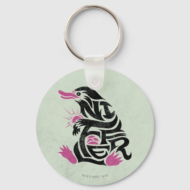 Chaveiro Gráfico de Tipografia NIFFLER™ (Frente)