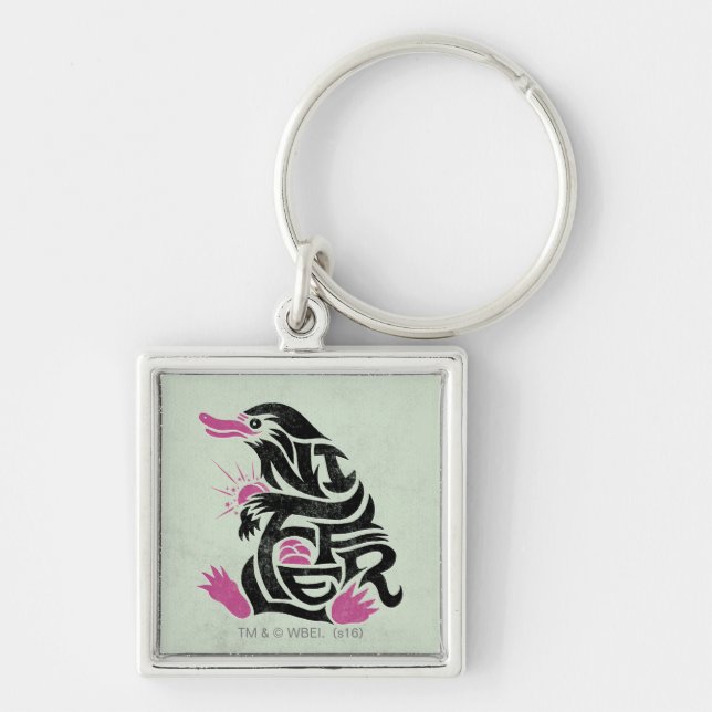 Chaveiro Gráfico de Tipografia NIFFLER™ (Frente)