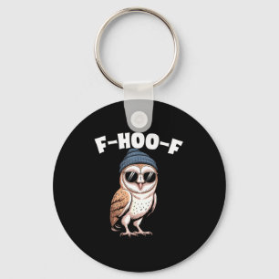 Chaveiro Gráfico do Meme do Pássaro Engraçado F-hoo-f