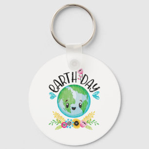 Chaveiro Gráfico Engraçado do Dia da Terra