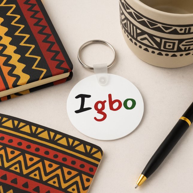 Chaveiro Gráfico Igbo Cute (Criador carregado)