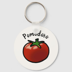 Chaveiro Gràfico Rústico de Tomate Italiano Pomodoro