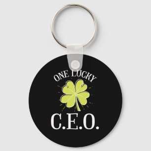 Chaveiro Gráficos do Dia de São Patrício para um CEO. Um So