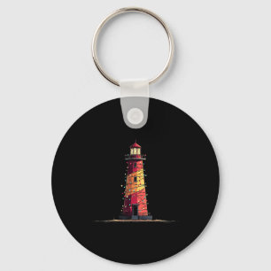 Chaveiro Gráficos Engraçados de Natal de Farol para Amantes