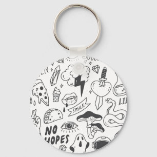 Chaveiro Grafite Bonito: Conjunto de Artes de Porte.
