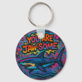 Chaveiro Grafite de Tubarão