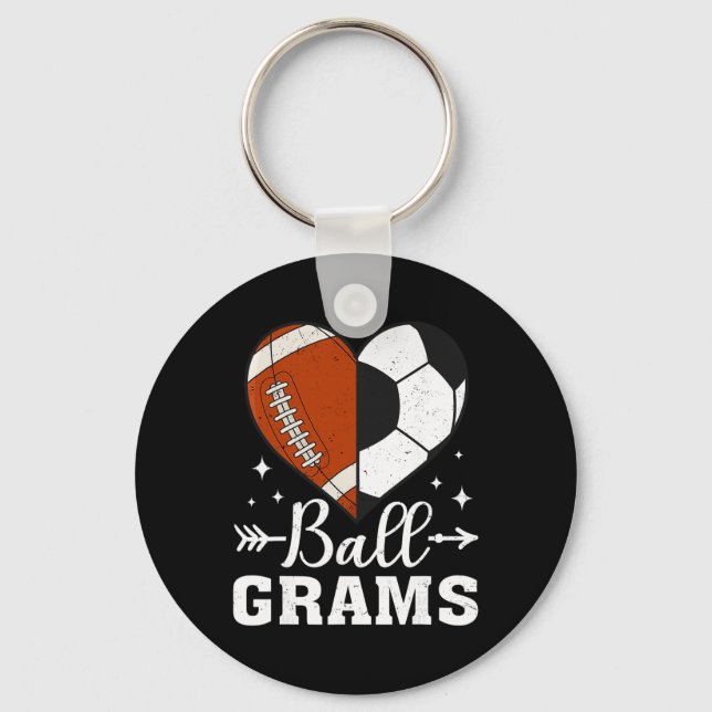 Chaveiro Gramas Divertidas de Futebol de Pé Byll (Frente)