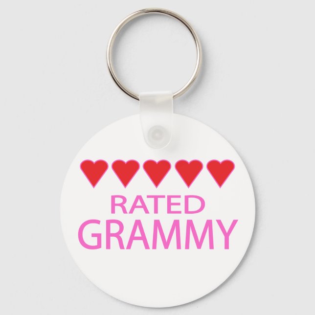 Chaveiro Grammy de Cinco Corações (Frente)