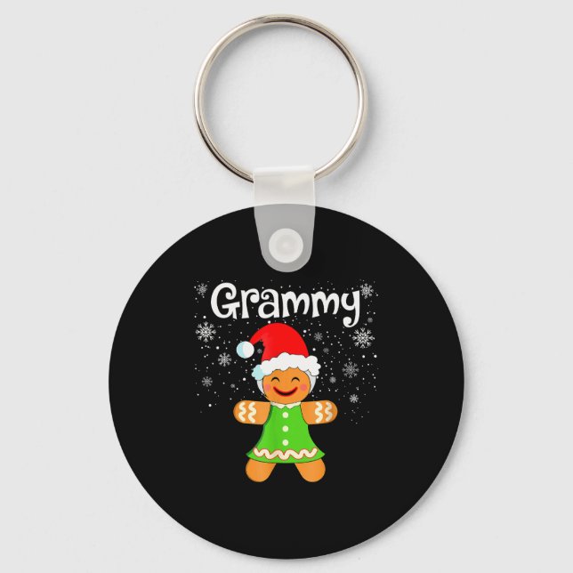 Chaveiro Grammy Gingerbread Family Matching Christmas Women (Frente)