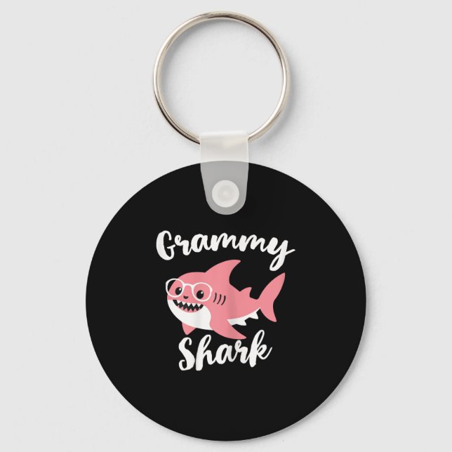 Chaveiro Grammy Shark Mother's Day Grandma Funny  (Frente)