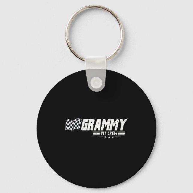 Chaveiro Grammy T Crew Race Car Birthday Family Racing  (Frente)