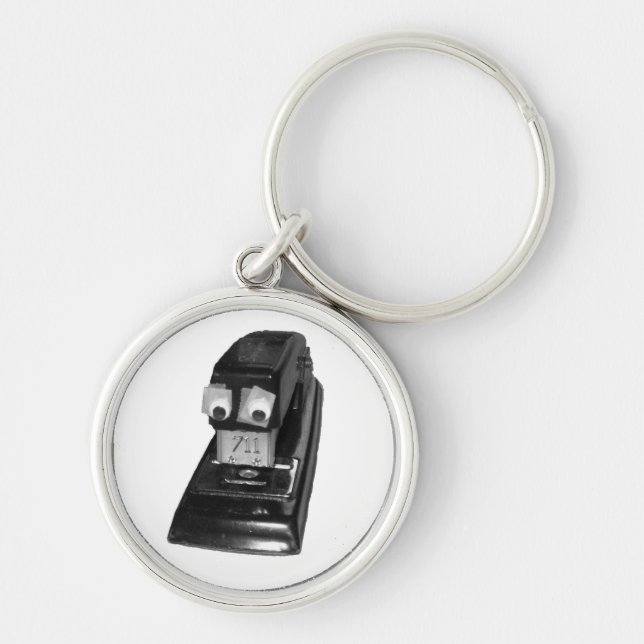 Chaveiro Grampeador com Olhos Googly (Frente)