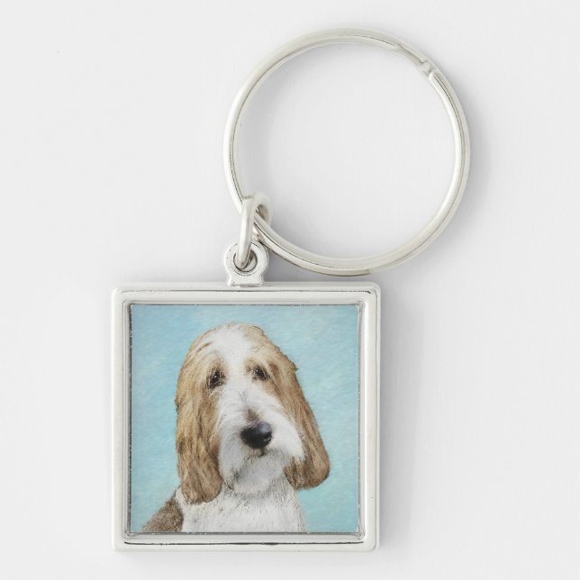 Chaveiro Grand Basset Griffon Vendeen - Arte Original para  (Frente)