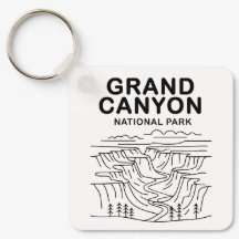 Grand Canyon National Park Line Art