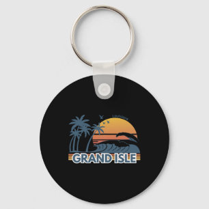 Chaveiro Grand Isle Louisiana Homens Mulheres Férias Verão