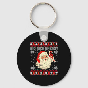 Chaveiro Grande Camisola Feia de Natal do Papai Noel Engraç