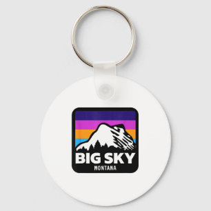Chaveiro Grande céu montana esqui snowboard família esqui
