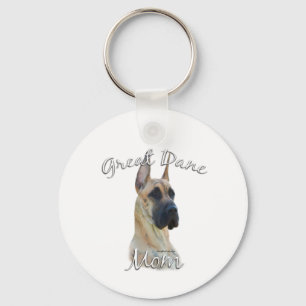 Chaveiro Grande Dane (brindle) Mãe 2