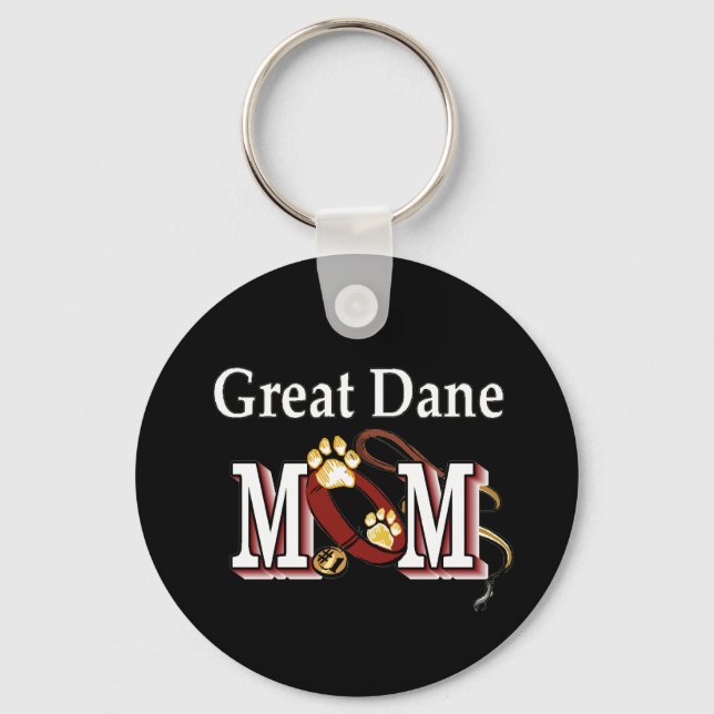 Chaveiro Grande Dane Mãe Difts (Frente)