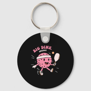 Chaveiro Grande energia de dink pickleball divertido amante