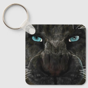 Chaveiro Grande Gato Pantera Negra