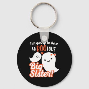 Chaveiro Grande Irmã Grávida Anunciando Meninas Fantasmas B