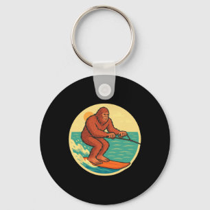 Chaveiro Grande Pé de Água Esquiando Gráfico de Praia Cript