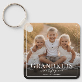 Chaveiro Grandkids Make Life Grand Grandparent Gift Photo