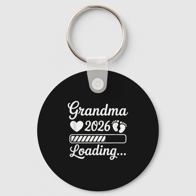 Chaveiro Grandma 2026 Loading Pregnancy Announcement New Gr (Frente)