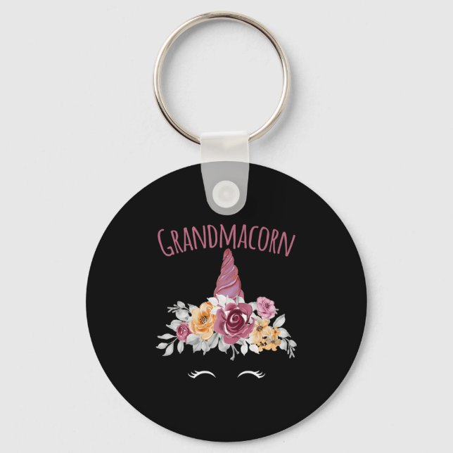 Chaveiro Grandmacorn Unicorn Grandma Premium  (Frente)