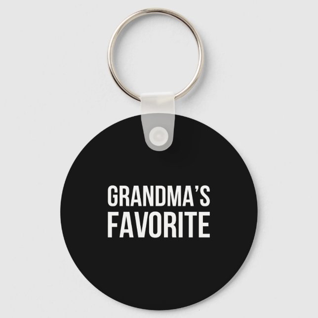 Chaveiro Grandma's Favorite Family Baby Granhild Quote  (Frente)